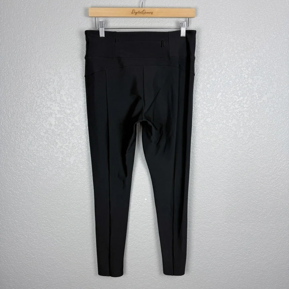 Athleta Stellar Zip Pocket Travel Leggings, Black M – Wrinkle-Resistant, Commute